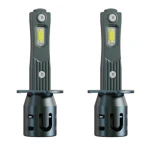 Set 2 becuri auto LED mini H1 K13 model 3570 de 150W 19000 lumeni 6000k