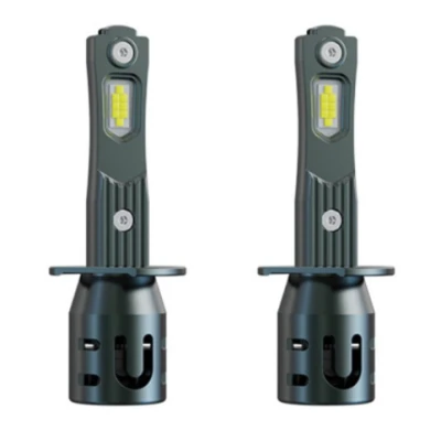 Set 2 becuri auto LED mini H1 K13 model 3570 de 150W 19000 lumeni 6000k