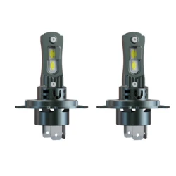 Set 2 becuri auto LED mini H4 K13 model 3570 de 150W 19000 lumeni 6000k