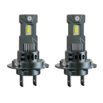 Set 2 becuri auto LED mini H7 K13 model 3570 de 150W 19000 lumeni 6000k