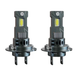 Set 2 becuri auto LED mini H7 K13 model 3570 de 150W 19000 lumeni 6000k