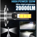 Set 2 becuri auto S79 H7 60W 8000 lumeni canbus