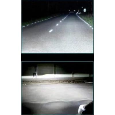 Set 2 Becuri D3s Auto LED 6500k 110W/Set Canbus Carcasa Neagra