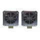 Set 2 Becuri D3s Auto LED 6500k 110W/Set Canbus Carcasa Neagra