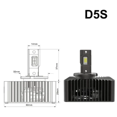 Set 2 becuri D5S led far auto xenon led 21000lm ORANGE