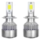 Set 2 becuri Led auto C6 H7 putere 36W 3800LM temperatura 6500K hassa