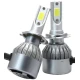 Set 2 becuri Led auto C6 H7 putere 36W 3800LM temperatura 6500K hassa