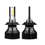 Set 2 becuri LED auto F2 H7 putere 100W temperatura 6000K 12000 lm lumina alba rece XL