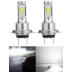 Set 2 becuri LED AUTO H7 3570 XL de ceata putere 80W 4000 lumeni temperatura 6000-6500K