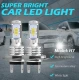 Set 2 becuri LED AUTO H7 3570 XL de ceata putere 80W 4000 lumeni temperatura 6000-6500K