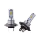 Set 2 becuri LED AUTO H7 3570 XL de ceata putere 80W 4000 lumeni temperatura 6000-6500K