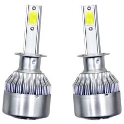 Set 2 becuri Led C6 H1 putere 36W temperatura 6500K 3800 LM