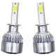 Set 2 becuri Led C6 H1 putere 36W temperatura 6500K 3800 LM