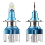 Set 2 becuri LED H1 Lumina Alba 8000k Ventilatie Automata