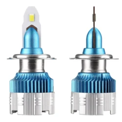 Set 2 becuri LED H1 Lumina Alba 8000k Ventilatie Automata