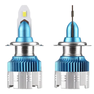 Set 2 becuri LED H1 Lumina Alba 8000k Ventilatie Automata