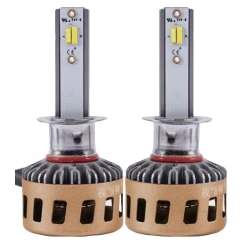 Set 2 Becuri Led H3 cu 3 Nuante De Culori (galben, alb, xenon)