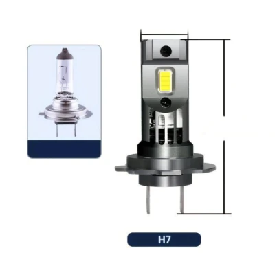 Set 2 becuri LED H7 cu ventilator 60W/set 12V