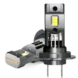 Set 2 becuri led H7 FQ5 lumina alba 6500k 12000 Lumeni cu ventilator RU