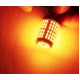 Set 2 Becuri LED semnalizare ORANGE soclu Pw 180 grade LED 1156 led 144 SMD PW21