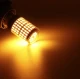 Set 2 Becuri LED semnalizare ORANGE soclu Pw 180 grade LED 1156 led 144 SMD PW21
