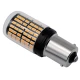 Set 2 Becuri LED semnalizare ORANGE soclu Pw 180 grade LED 1156 led 144 SMD PW21