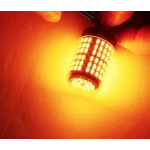 Set 2 Becuri LED semnalizare ORANGE soclu Py 150 grade LED 1156 led 144 SMD PY21