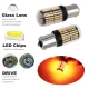 Set 2 Becuri LED semnalizare ORANGE soclu Py 150 grade LED 1156 led 144 SMD PY21