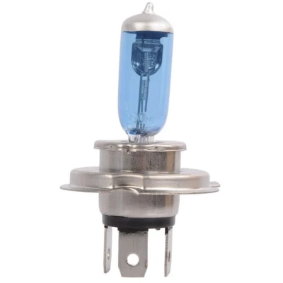 Set 2 becuri Pegasus H4 cu doua faze Xenon EFFECT halogen putere 100W temperatura 5000K