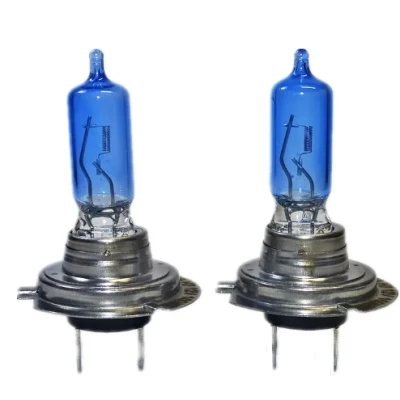 Set 2 becuri Pegasus H7 Xenon EFFECT halogen putere 100W 1500 lumeni temperatura 6000K 