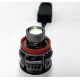Set 2 becuri V6 auto LED H11 de 100W 6000k lumina alb rece si flux luminos