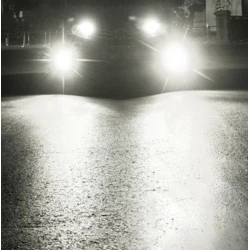 Set 2 becuri V6 auto LED H7 de 100W 6000k lumina alb rece si flux luminos