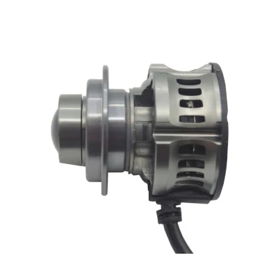Set 2 becuri V6 auto LED H7 de 100W 6000k lumina alb rece si flux luminos