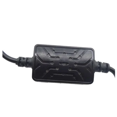 Set 2 becuri V6 auto LED H7 de 100W 6000k lumina alb rece si flux luminos