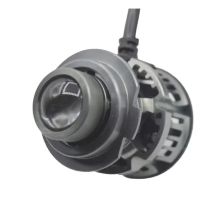 Set 2 becuri V6 auto LED H7 de 100W 6000k lumina alb rece si flux luminos
