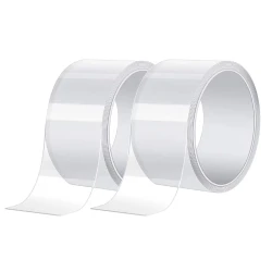 Set 2 Benzi late adezive etansare pentru baie din plastic TRANSPARENT 3 M