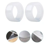 Set 2 Benzi late adezive etansare pentru baie din plastic TRANSPARENT 3 M