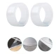 Set 2 Benzi late adezive etansare pentru baie din plastic TRANSPARENT 3 M