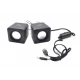Set 2 boxe YX332 cu AUX USB putere 9W