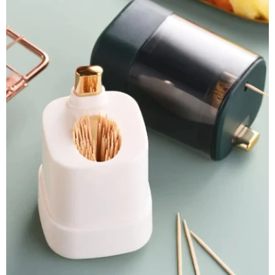 Set 2 Dispensere pentru scobitori cu buton