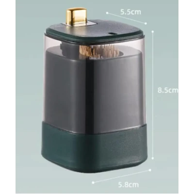 Set 2 Dispensere pentru scobitori cu buton