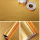 Set 2 Folii Aluminiu autoadezive pentru protectie mobila bucatarie AURIU 3D 60 x 300 cm