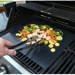 UB Set 2 folii antiaderente BBQ Grill Matt din teflon pentru gratar