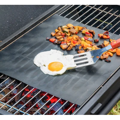 UB Set 2 folii antiaderente BBQ Grill Matt din teflon pentru gratar