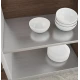 Set 2 Folii ARGINTII autocolante imitatie INOX 60 x 300 cm