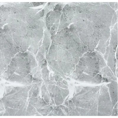 Set 2 Folii imitatie marmura GRI cu ALB autoadezive pentru bucatarie baie 60 x 300 cm