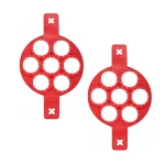 Set 2 Forme din silicon pentru clatite americane sau omlete