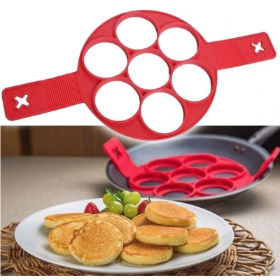 Set 2 Forme din silicon pentru clatite americane sau omlete