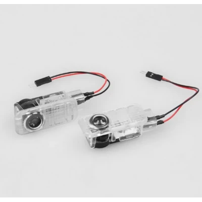 Set 2 Holograme LED cu LOGO BMW pentru Portiere