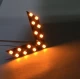Set 2 Indicatoare semnalizare oglinda tip sageata LED Galben 12V tuning auto